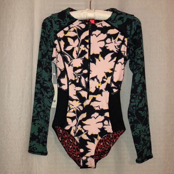 Maaji Other - [Maaji] NWT Reversible Long Sleeve Rashguard Bathing Swim Suit One Piece